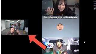 Kai Cenat Reacts to Fanum Exposing Cinna and AGENT00 [upl. by Aivlys942]