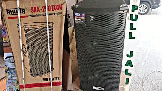 AHUJA SRX250®DXM PA SPEAKER SYSTEMS UNBOXING amp REVIEW [upl. by Aidekal]