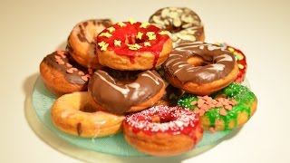 78  Donuts selber machen  schnell und einfach  KanalELF  Rezepte [upl. by Meehyr]