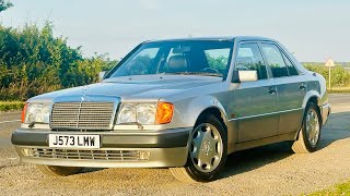 Mercedes 500E the 50 V8 hotrod engineered amp built by Porsche thats quicker than a BMW M5 [upl. by Anidualc622]