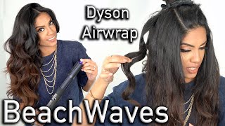 LONG LASTING Dyson Airwrap BeachWaves  HAIR TUTORIAL  ARIBA PERVAIZ [upl. by Yesnil]