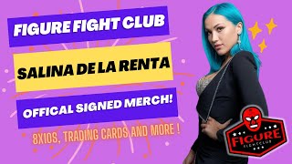 Salina de la Renta signed ring worn gear exclusive to Figure Fight Club Other signed items too [upl. by Alyek]