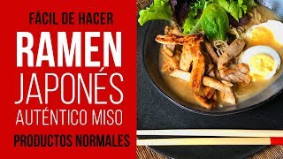 Ramen 🇯🇵 Japonés 🍜 Receta Fácil de Sopa Miso de Mercadona  Noodles  Cómo hacerlo rápido [upl. by Dniren559]