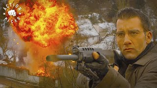 Epic Snowy Sniper Shootout  The Bourne Identity [upl. by Lougheed342]