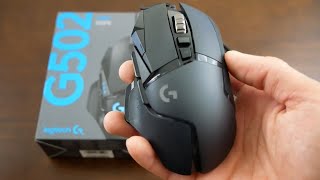 Unboxing the New Logitech G502 Hero and Comparison to G502 Proteus Spectrum [upl. by Annayoj419]