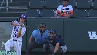 UNCW Baseball vs TCU Highlights  April 1416 2023 [upl. by Adnocahs]