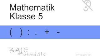 Mathematik Klasse 5 Teil 1 [upl. by Anilahs]