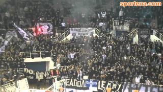 PAOK Olympiakos ta sinthimata ton opadon tou PAOK  sportenacom [upl. by Alleoj994]