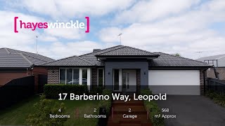 17 Barberino Way Leopold  Hayeswinckle [upl. by Aicnorev]