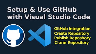 How to setup and use GitHub with Visual Studio Code 2024 [upl. by Brandie]