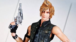 Play Arts Kai Final Fantasy XV Prompto Figure Review [upl. by Novick]