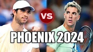 Thanasi Kokkinakis vs Nuno Borges PHOENIX 2024 Highlights [upl. by Bonnee]