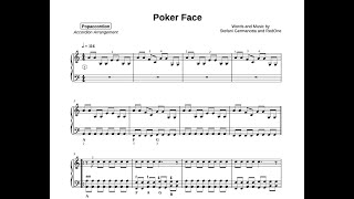 Poker Face Lady Gaga Akkordeoncover Popaccordion best covers of popsongs [upl. by Irelav]