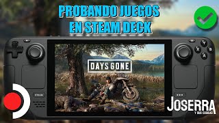 Probando Days Gone en Steam Deck [upl. by Igor]