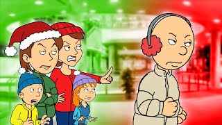 Classic Caillou Misbehaves While Holiday ShoppingGrounded BIG TIME [upl. by Kerril869]