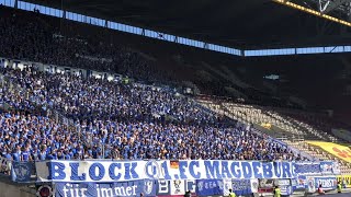 1FC Magdeburg Support in Kaiserslautern 2019 [upl. by Atteiram438]