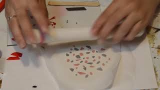 Polymer Clay Terrazzo Technique [upl. by Semele]