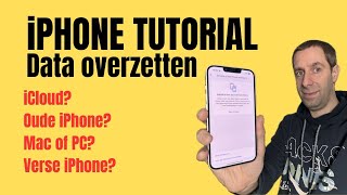 NIEUWE iPHONE HOE ZET IK DATA OVER  TUTORIAL [upl. by Gustaf574]