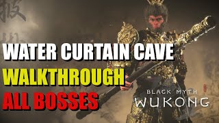 Water Curtain Cave Walkthrough  All Bosses Locations [upl. by Vallery]