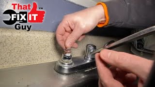 TwoHandle Kitchen Sink Faucet Leak Repair [upl. by Anav973]