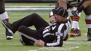 NFL Referees Getting Injured [upl. by Genet]