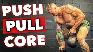 25 Minute Push Pull Core Workout  FOLLOW ALONG [upl. by Graehl]