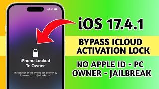 iOS 1741 Bypass iCloud Activation Lock  iPhone Locked to Owner iF Forgot Apple iD NO COMPUTER [upl. by Imeaj]