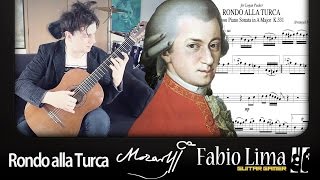 W A Mozart  Rondo alla Turca Turkish March by Fabio Lima [upl. by Sibyl]