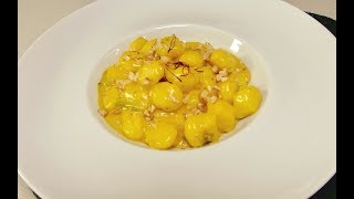 Gnocchi con Gorgonzola Noci e Zafferano [upl. by Saxon996]