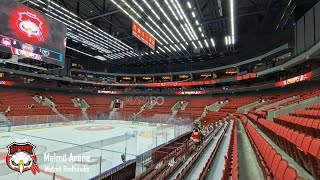 Malmö Arena in Sweden  Arena of Malmö Redhawks [upl. by Bautram]