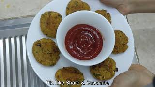 Leftover Poha Cutlet Recipe  पोहा कटलेट  Easy Snacks Recipe  Poha Cutlet  Leftover Poha Recipe [upl. by Esahc353]