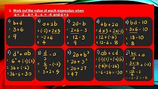 Part 12 CAMBRIDGE MATHS LEARNERS BOOK 9 UNIT 2 EXPRESSIONS AND FORMULAE EX 21 Q 1TO5 PAGES 24 amp 25 [upl. by Timmy129]