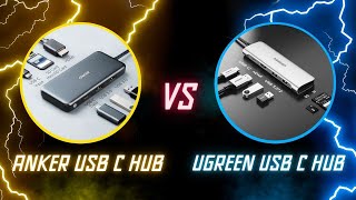 Anker VS UGREEN USB C Hub  Which Works Best [upl. by Ynove127]