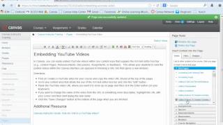 Embedding YouTube Video Into Canvas [upl. by Epperson]