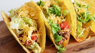 THE BEST Ground Beef Tacos Recipe [upl. by Shirlene]