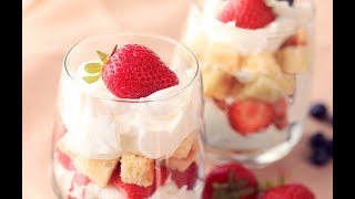 SuperFast and Easy Strawberry Angel Food Trifle [upl. by Joelle403]