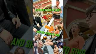 With 4 NOTES this guy created a Piano Song and SHE began to SING😱🎹 publicpiano reaction piano [upl. by Fotzsyzrk820]