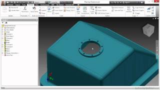 Autodesk Inventor  Configured Design Tutorial  Placing iFeatures [upl. by Attikin]