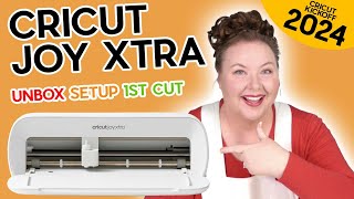 Cricut Joy Xtra for Beginners Unbox Setup amp First Cut CRICUT KICKOFF Day 1 [upl. by Einnel]