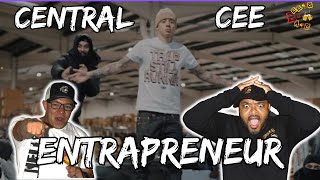 NEW KING OF TRAP  Americans React to Central Cee  Entrapreneur [upl. by Llertnahs]