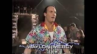 Waylon Mercy in action Wrestling Challenge Aug 20th 1995 [upl. by Alyled126]