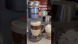 KEURIG KCAFE Latte Cappuccino Espresso Coffee Maker K84 Nickel [upl. by Shaer138]