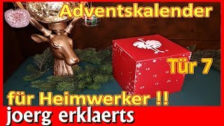 🌲Tür 7 Engelbert Strauss Heimwerker Adventskalender Weihnachtskalender Unboxing Tutorial No287 [upl. by Elrae]