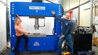 Crushing Paper With Our New 300 TON HYDRAULIC PRESS [upl. by Mendy]