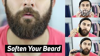 Make Your Beard Soft Naturally  5 Tips to Soften Your Beard [upl. by Ollie]