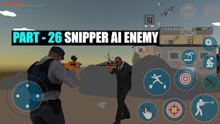 Snipper Shooter AI Enemy Invector Unity 3d 26  Third Person Shooter Unity Mobile Game Course [upl. by Alleciram]