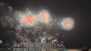 PATTAYA FIREWORKS FESTIVAL 2023 [upl. by Igal]