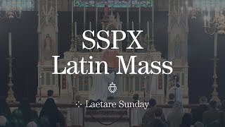 SSPX Latin Mass  2019  Laetare Sunday in St Marys KS [upl. by Wyatt]