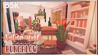 Nogamepass Autumnal Botanical Bungalow  Bloxburg Speedbuild  Daisella ❀ [upl. by Chloris]