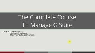 G Suite administrator training course trailer [upl. by Allenad]